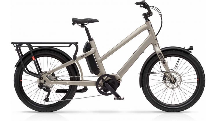 Benno Bikes Boost 10D CX 500 Wh E-Lastenrad Trapez 24 titanium gray easy one size