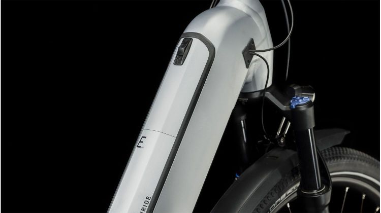 Cube Nuride Hybrid EXC 750 Wh Allroad E-Bike Easy Entry 28 polarsilver´n´black
