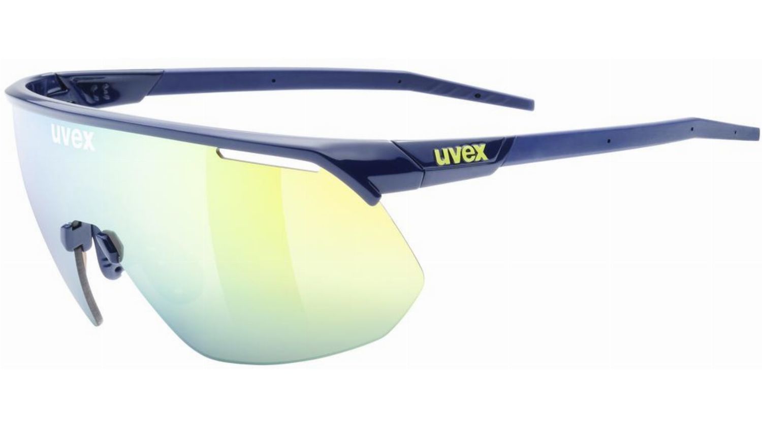Uvex Pace One Sportbrille blue/mirror yellow
