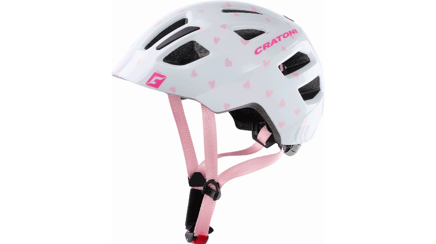 Cratoni Maxster Kinder-Helm heart rose glossy