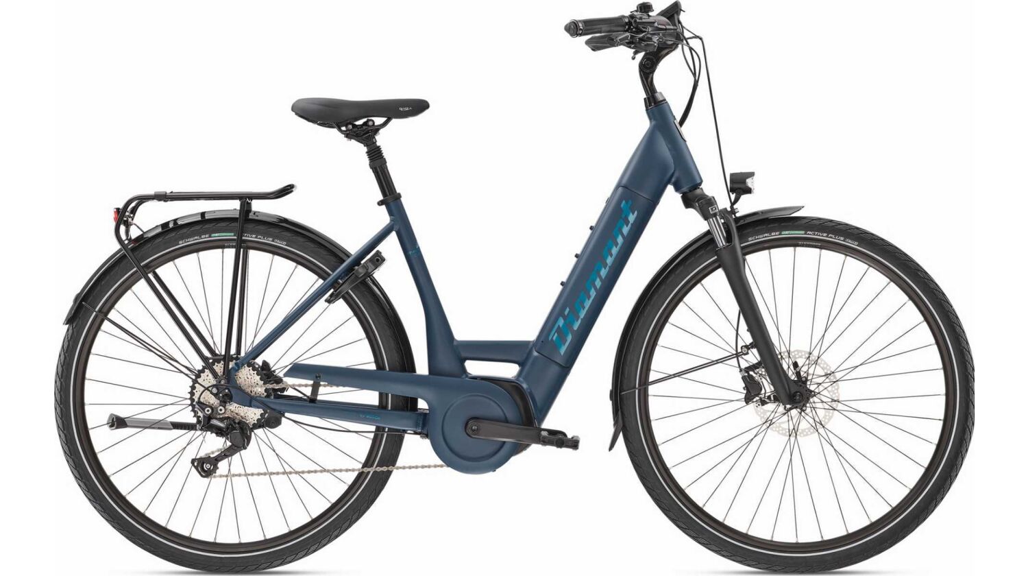 Diamant Mandara Deluxe+ 500 Wh E-Bike Wave 28" Tansanitblau