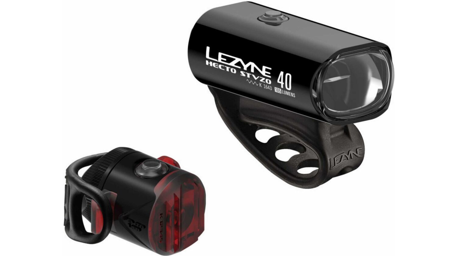 Lezyne LED Beleuchtungsset Hecto Drive 40 + Femto StVZO