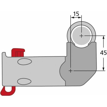 KLICKfix Distanzset E 90 Grad  f&uuml;r Lenker Adapter E schwarz