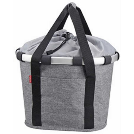 KLICKfix Bikebasket Lenkertasche twist silver