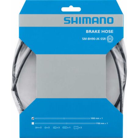 Shimano Bremsleitung SM-BH90-JK-SSR, 1.000 mm, Schwarz,...