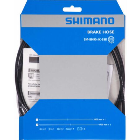 Shimano Bremsleitung SM-BH90-JK-SSR, 1.700 mm, Schwarz,...