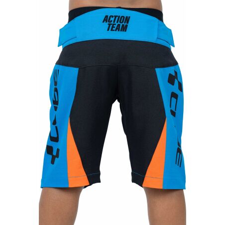 Cube JUNIOR Baggy Shorts inkl. Innenhose X Actionteam blau