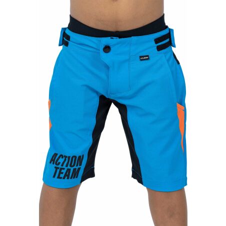 Cube JUNIOR Baggy Shorts inkl. Innenhose X Actionteam blau