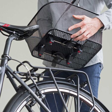 KLICKfix City Korb Cargo Korbklip 2 Gep&auml;cktr&auml;gerkorb schwarz