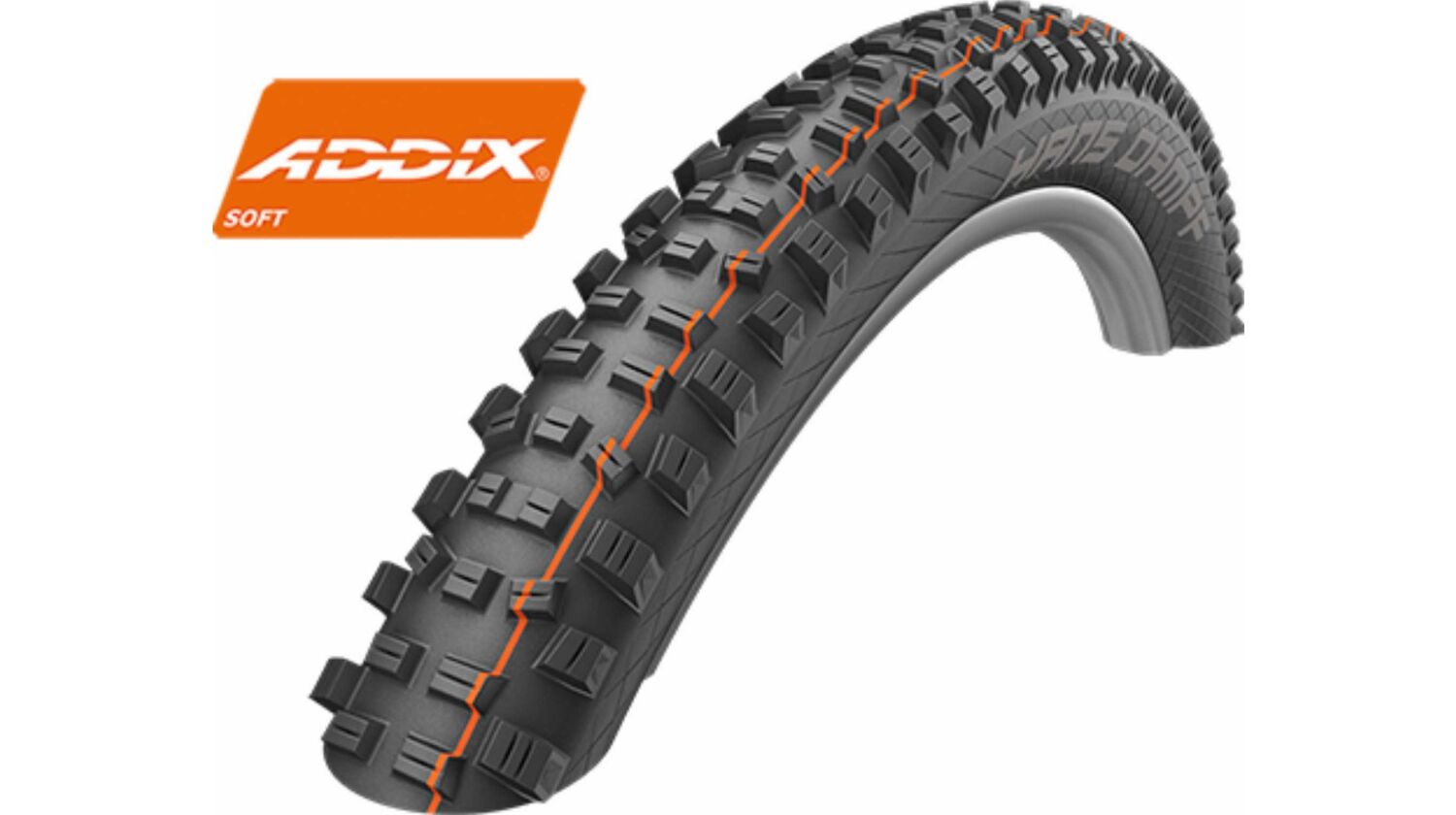 Schwalbe HANS DAMPF Perf, TwinSkin, TLR 24" Faltreifen Black 60-507