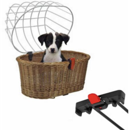 KLICKfix Doggy Basket Gepäckträgerkorb für...