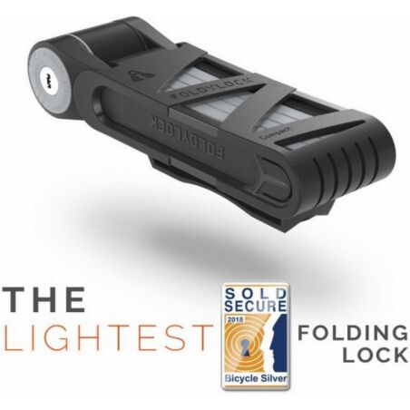 Voxom Fahrradschloss Foldylock Clipster schwarz