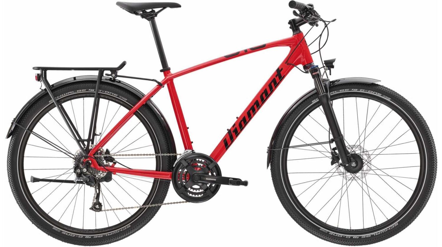 Diamant 018 Trekkingrad 27,5" Herren Alizarinrot