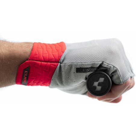 Cube Performance Handschuhe kurz grey&acute;n&acute;red