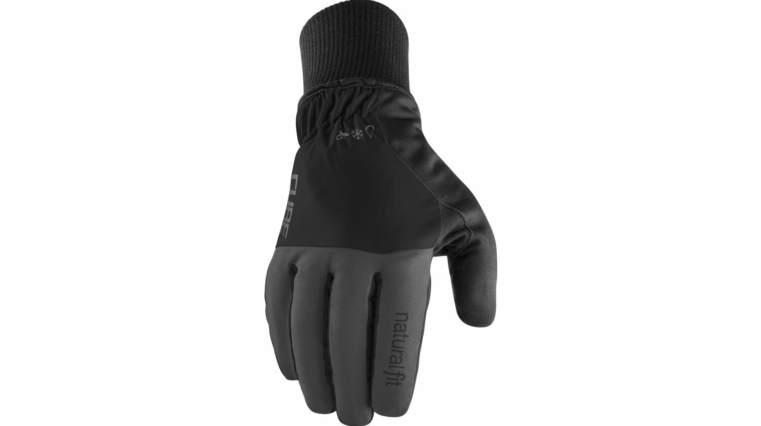 Cube X NF Winter Handschuhe lang black