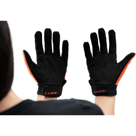 Cube Performance Junior X Actionteam Handschuhe lang black&acute;n&acute;orange