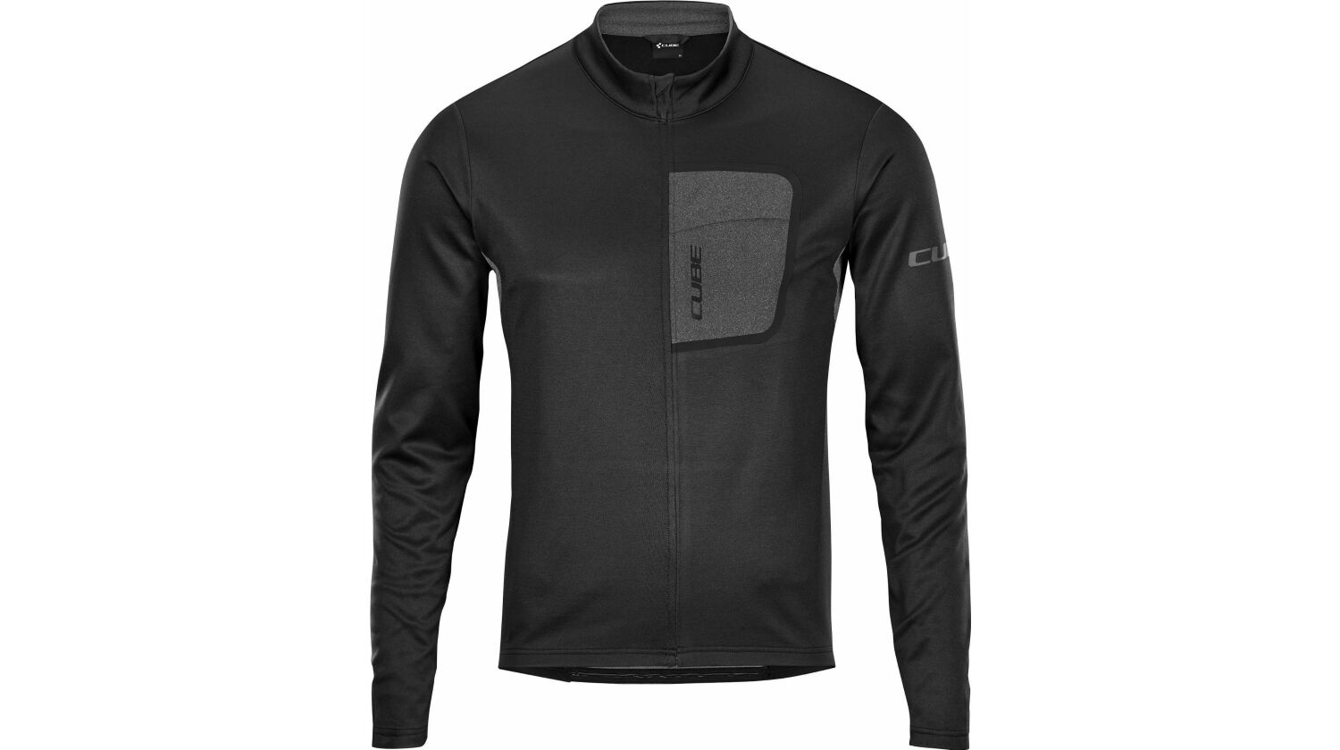 CUBE ATX Trikot Full Zip langarm black