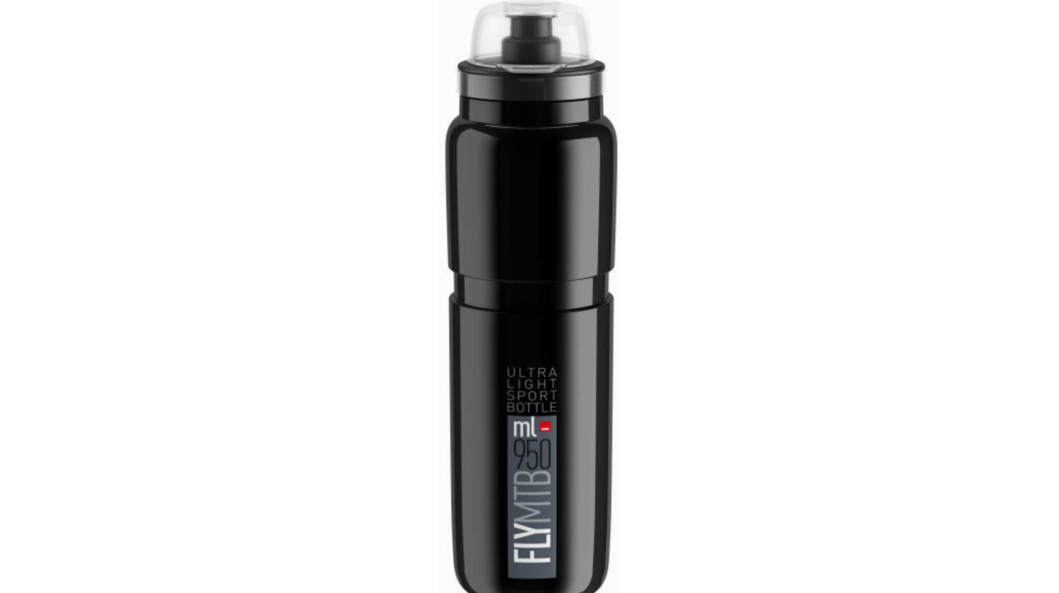 Elite Fly MTB Trinkflasche schwarz/grau