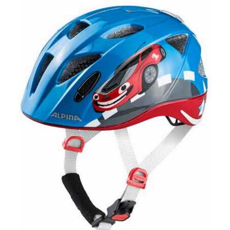 B-Ware - Alpina Ximo Flash Kinder-Helm Red Car...