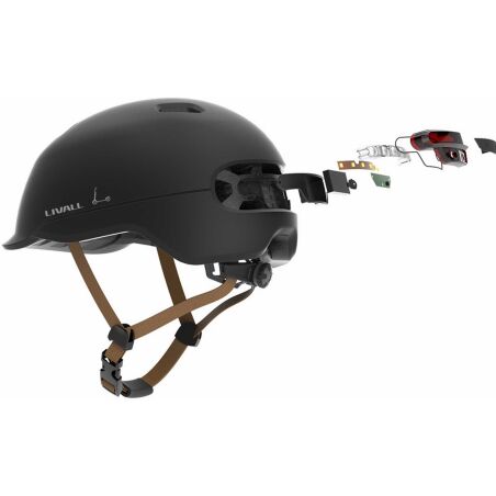 Livall C20 Smarter-Helm schwarz