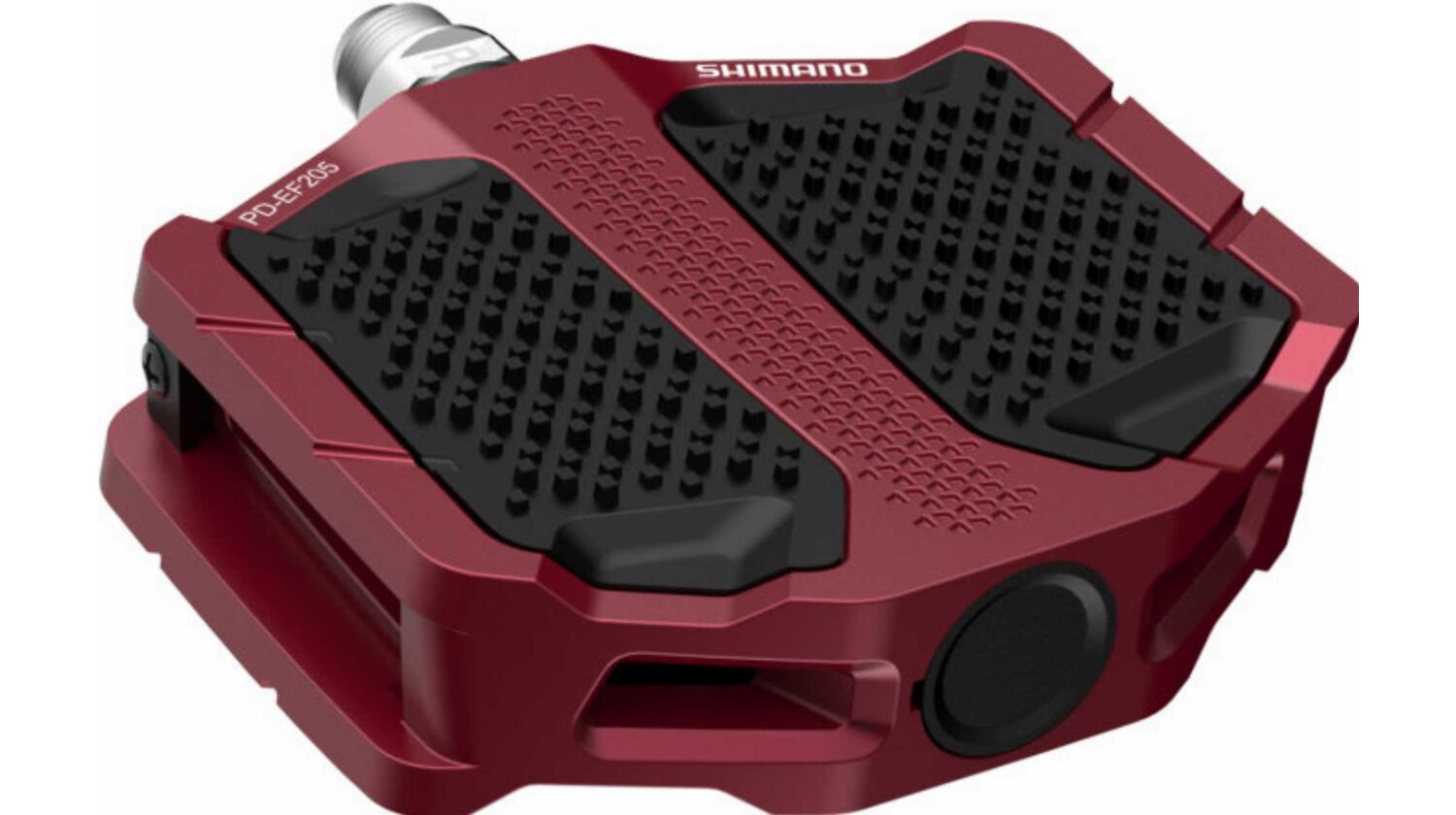 Shimano PEDAL PD-EF205, ROT OHNE REFLEKTOREN