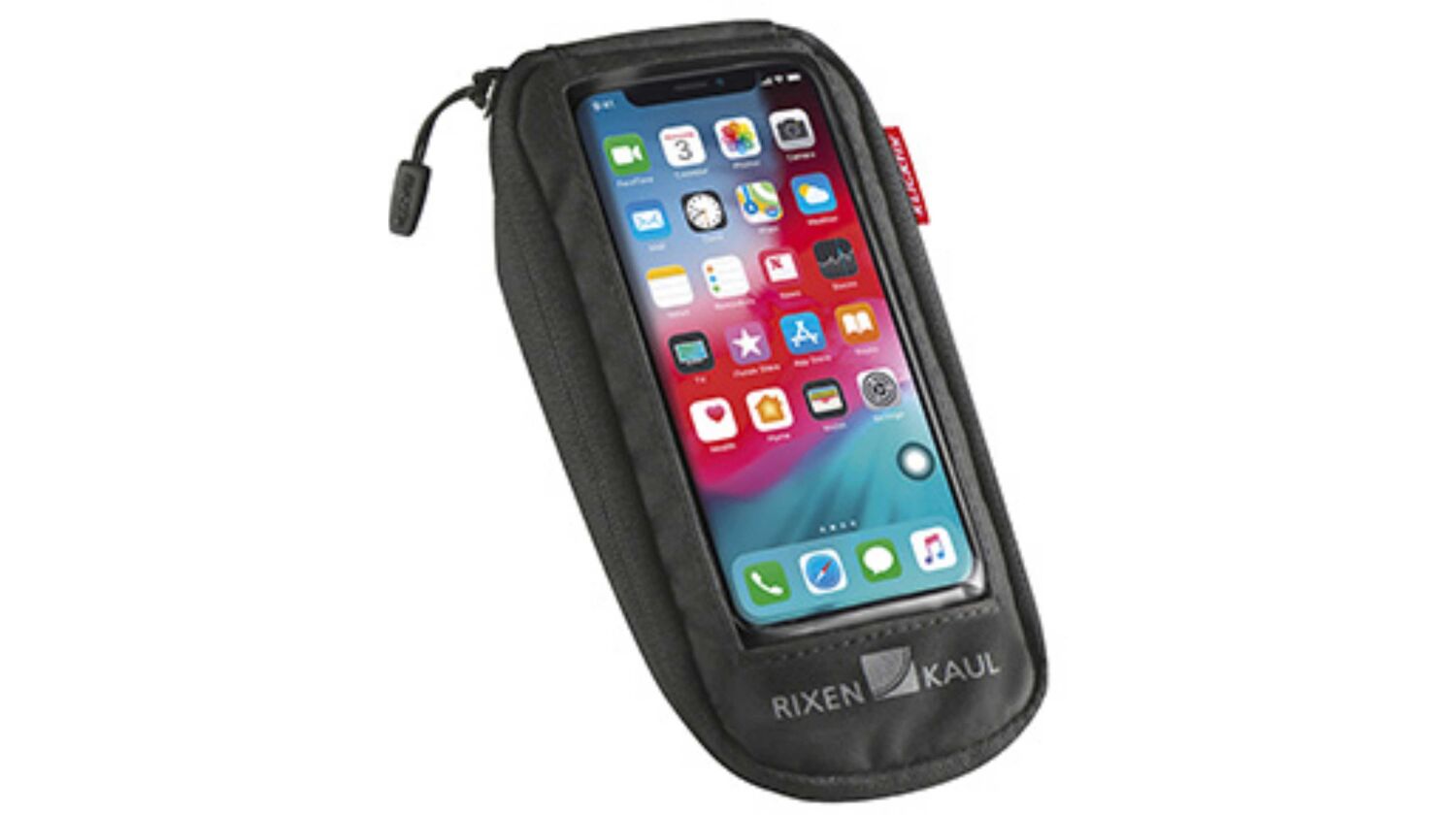 KLICKfix Phonebag Comfort Smartphonetasche transparent/schwarz