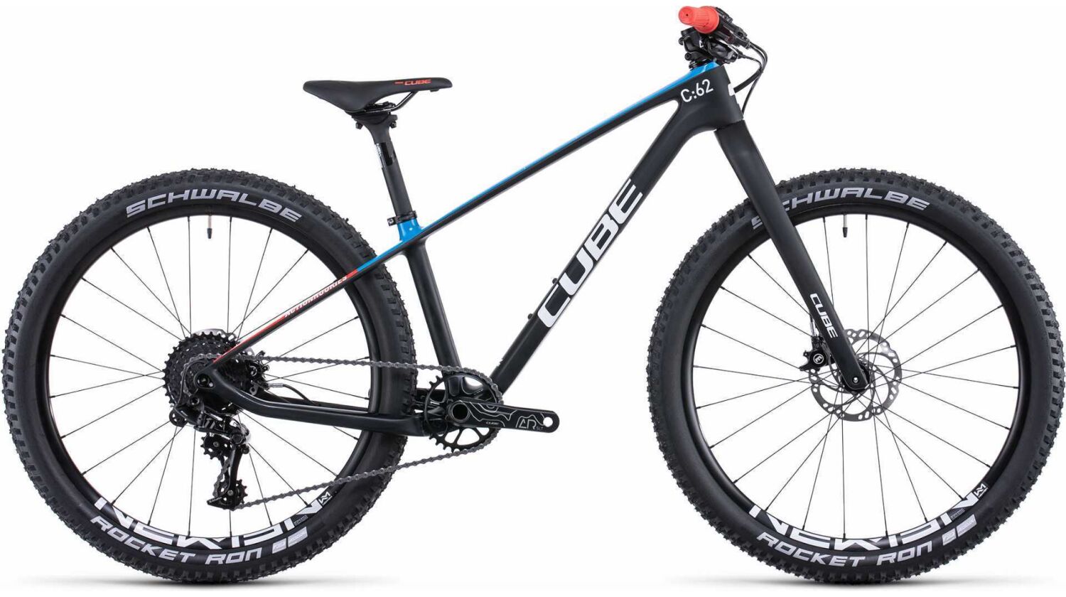 Cube Elite 240 C:62 SL Kinderrad Diamant 24" carbon´n´blue´n´red