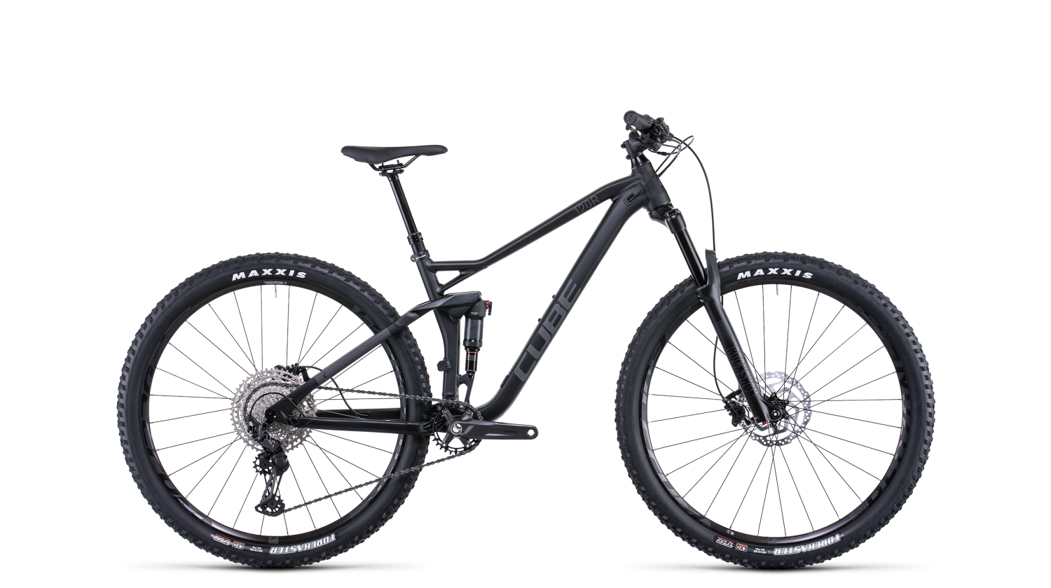 Cube Stereo 120 Race MTB-Fully black anodized