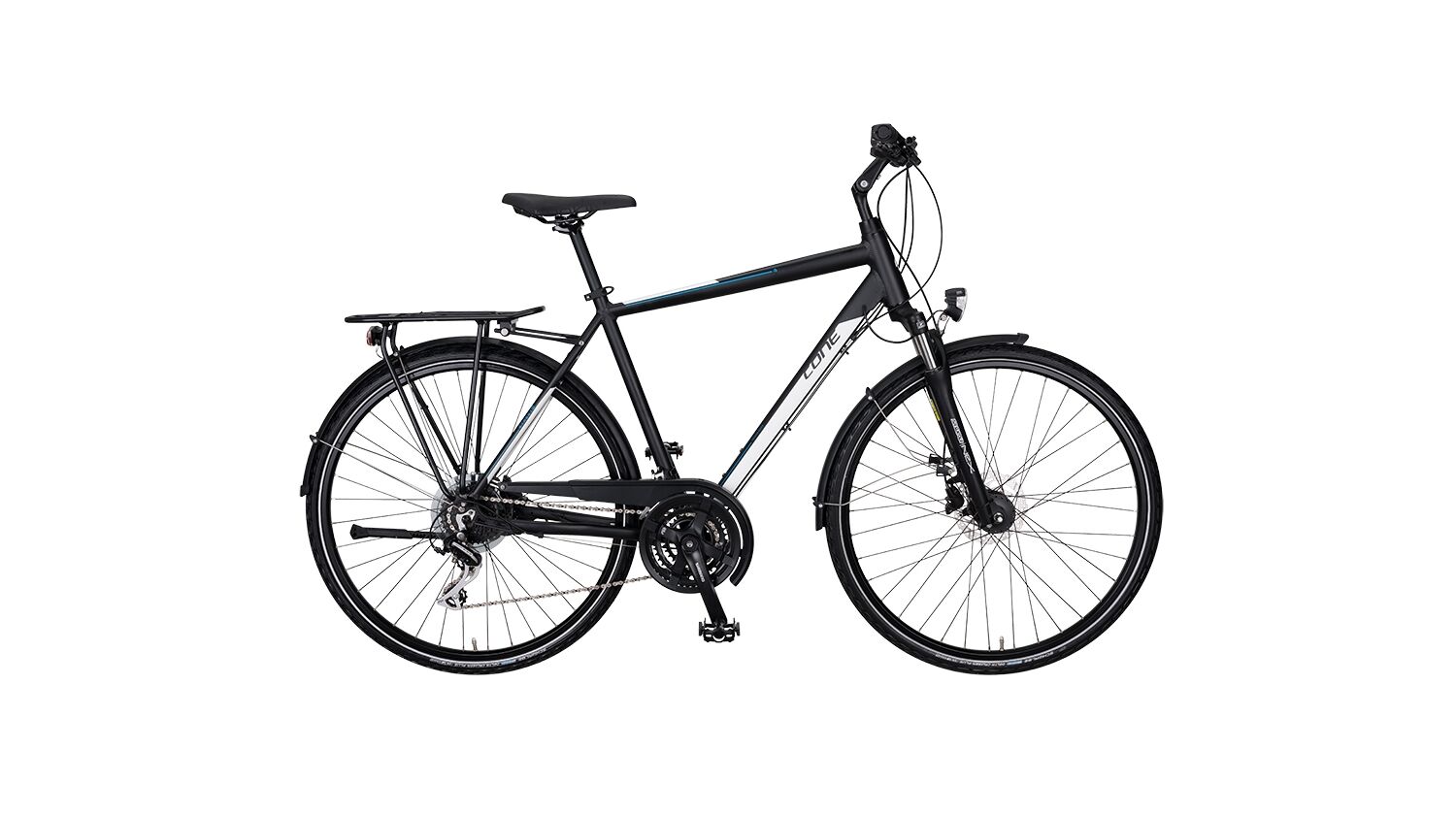 Cone Street 5 Trekkingrad Diamant 28" schwarz matt