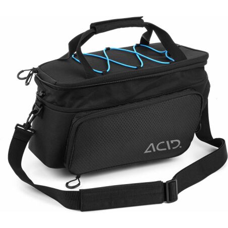 Acid Gep&auml;cktr&auml;gertasche Trunk City RILink black 8 + 16 L (blaues Gummiband)