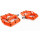 Acid Pedale FLAT C1-IB orange 115 x 100 x 19 mm