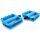 Acid Pedale FLAT C3-ZP blue 102 x 102 x 20 mm