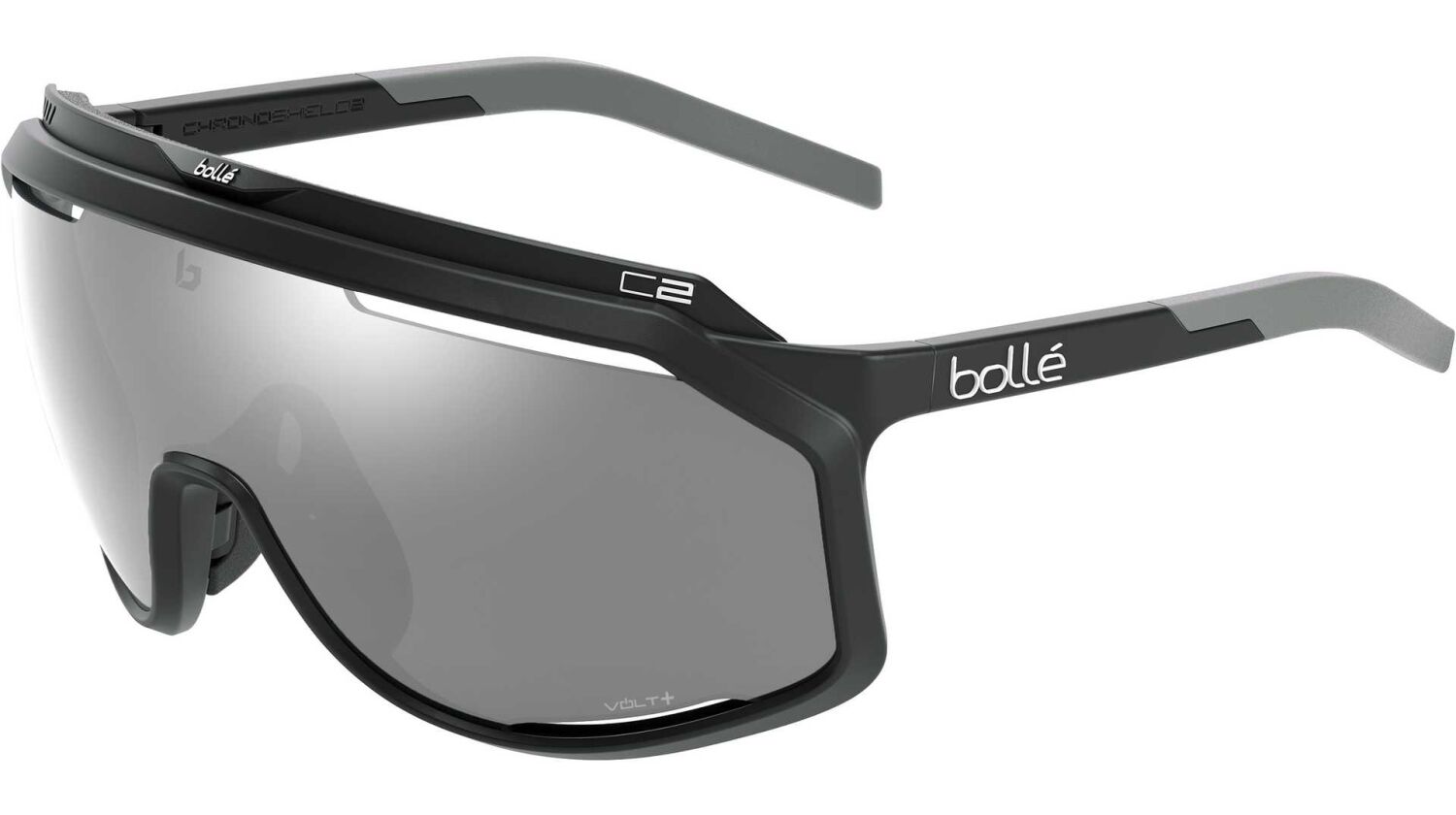 Bolle Chronoshield Sportbrille matt black/volt+ white