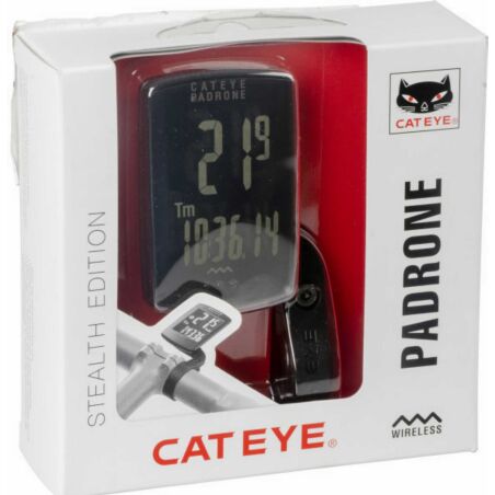 Cat Eye Padrone Out-Front CC-PA 100W Fahrradcomputer schwarz/schwarz