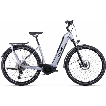 Cube Kathmandu Hybrid SL 750 Wh E-Bike Easy Entry 28&quot; polarsilver&acute;n&acute;black