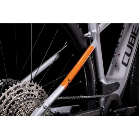 Cube Reaction Hybrid SL 750 Wh E-Bike Hardtail Diamant 29&quot; polarsilver&acute;n&acute;orange