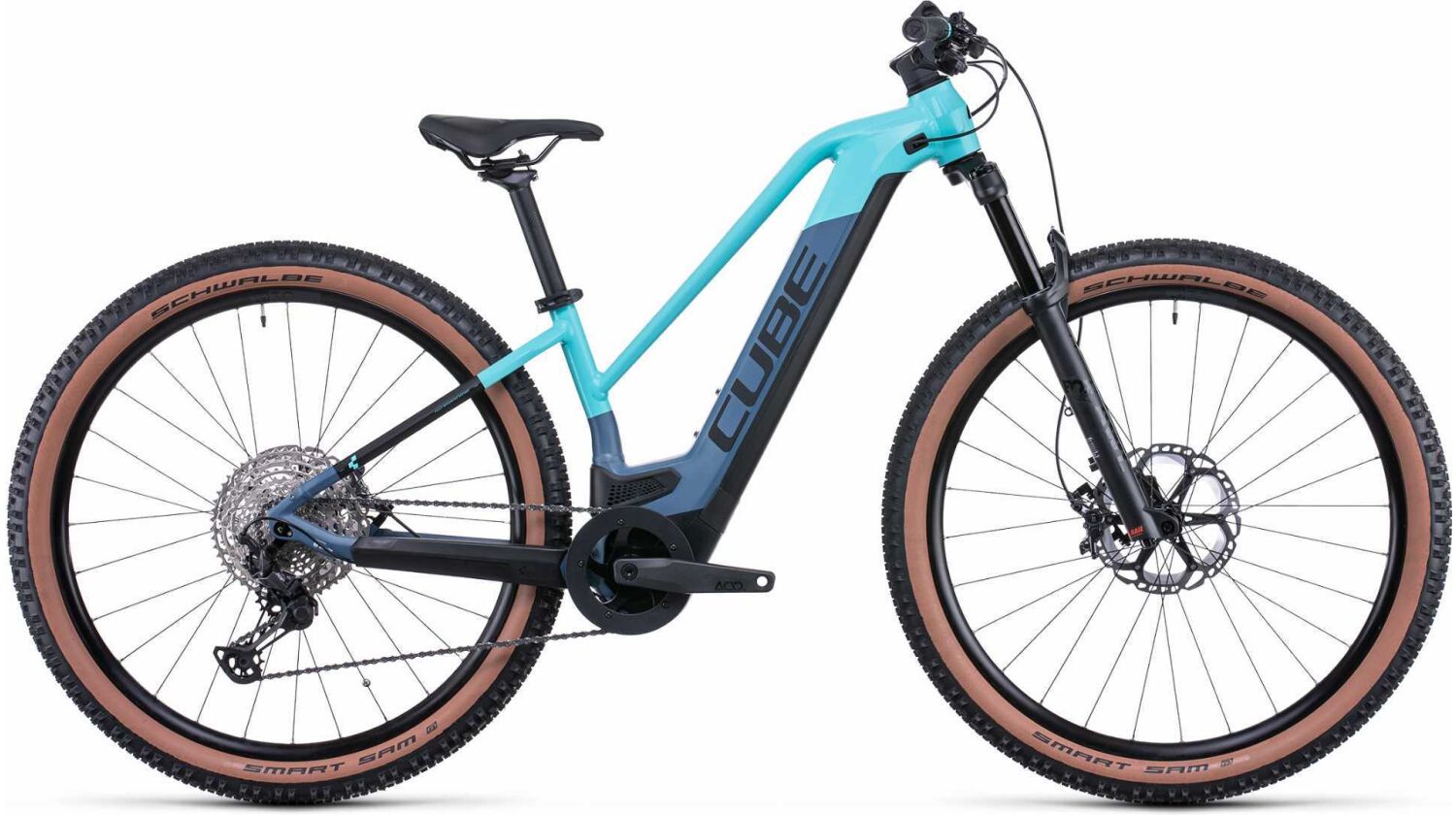 Cube Reaction Hybrid SLT 625 Wh E-Bike Hardtail Trapeze 29" denim´n´iceblue 15"/S