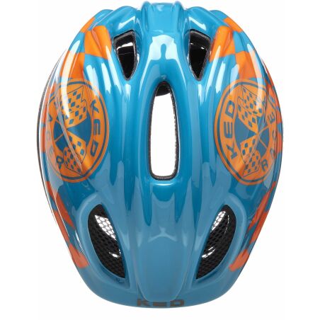 KED Meggy II Trend Kinder-Helm racer petrol orange