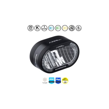 Supernova M99 Pro 2 E-25 LED-Frontscheinwerfer black
