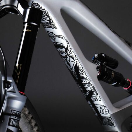 Unleazhed Bike Rahmenschutz 1 set dawei black glossy XXL
