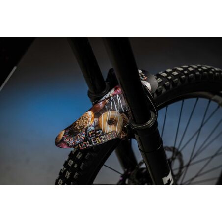 Unleazhed M01 Mudguard Crazy Skin unsplash 1 pcs, 4 cable ties more donuts