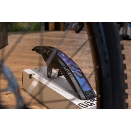 Unleazhed M02 Mudguard Big Decal Logo Skin unsplash 1 pcs 4 formcut flipflip violet-blue