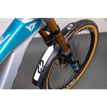 Unleazhed M02 Mudguard Big Decal Logo Skin unsplash 1 pcs 4 formcut white