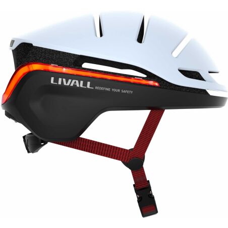 Livall EVO21 Helm + BR 80 Fernbedienung wei&szlig;