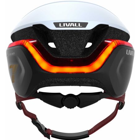 Livall EVO21 Helm + BR 80 Fernbedienung wei&szlig;