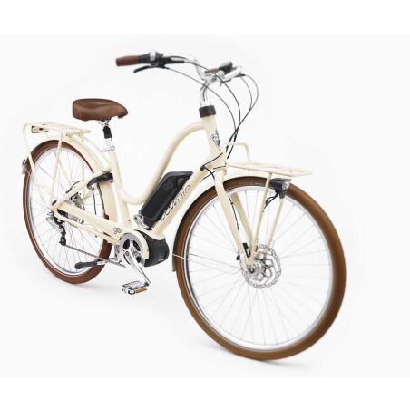 Electra Townie Commute Go! 5i EQ Step-Thru 500 Wh Retro E-Bike Wave 28&quot; cream M