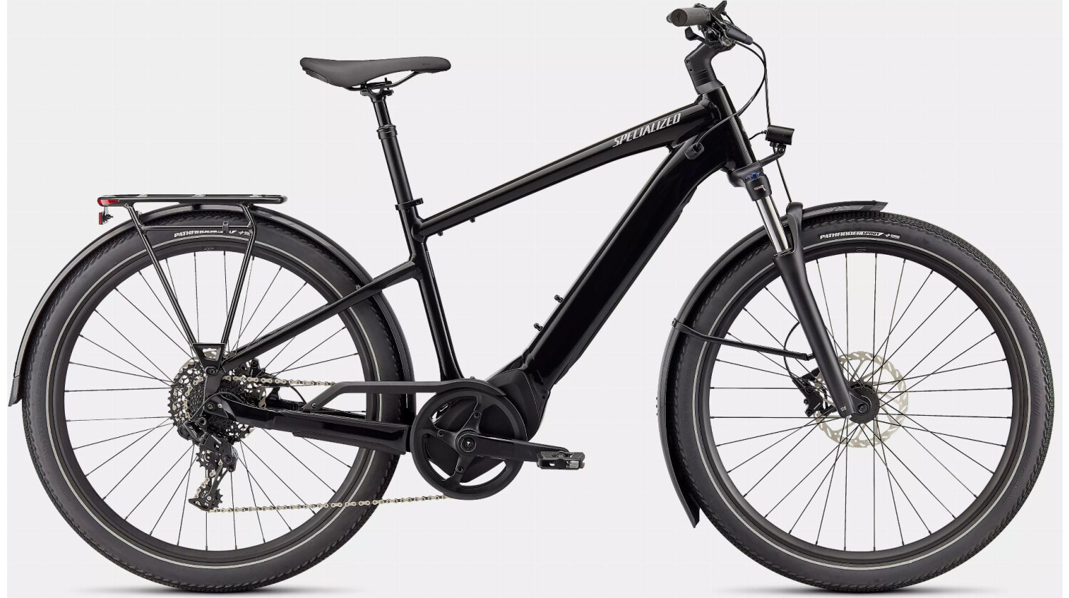 Specialized Turbo Vado 4.0 710 Wh E-Bike Diamant 27,5" cast black/silver reflective