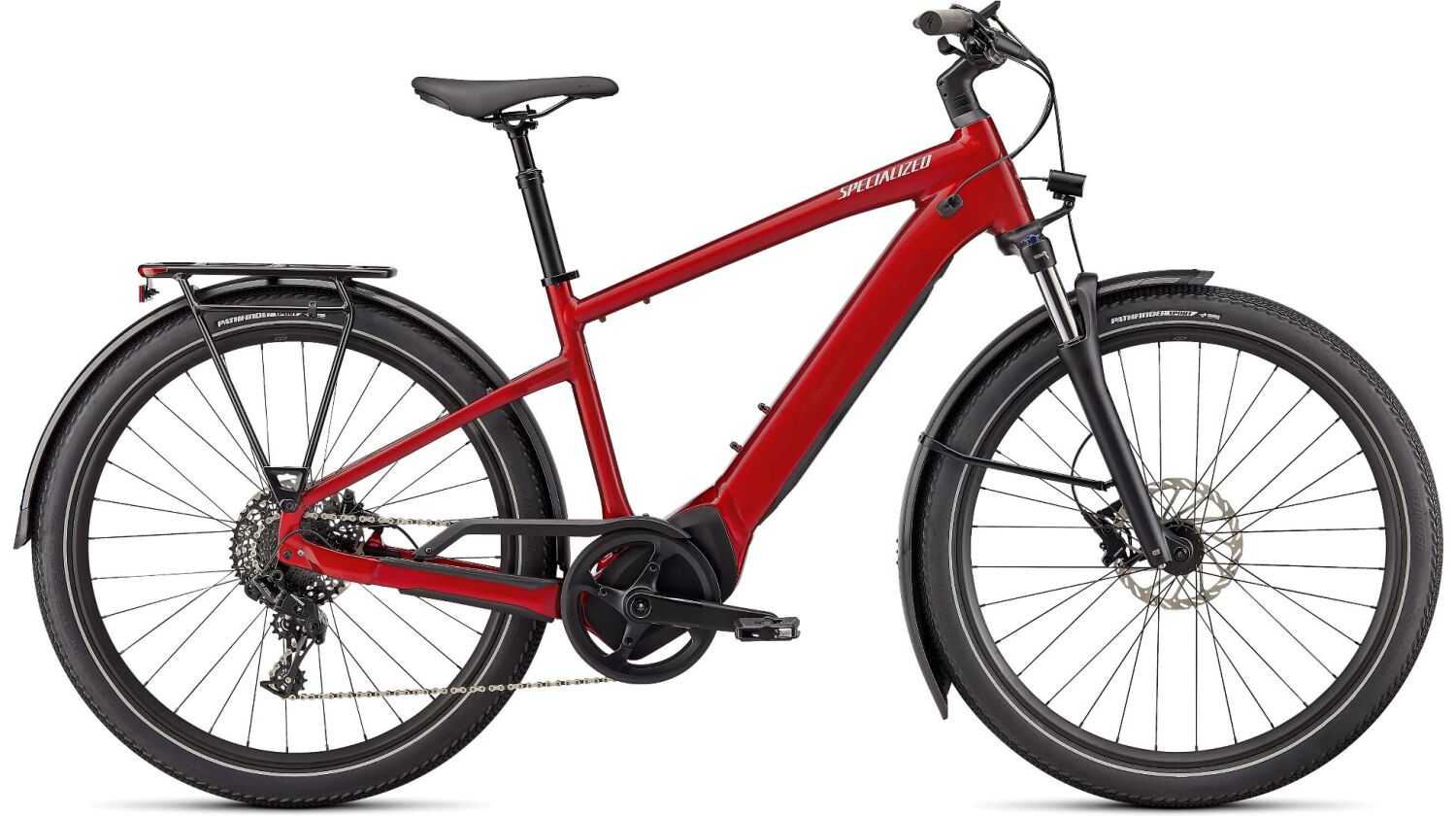 Specialized Turbo Vado 4.0 710 Wh E-Bike Diamant 27,5" red tint/silver reflective