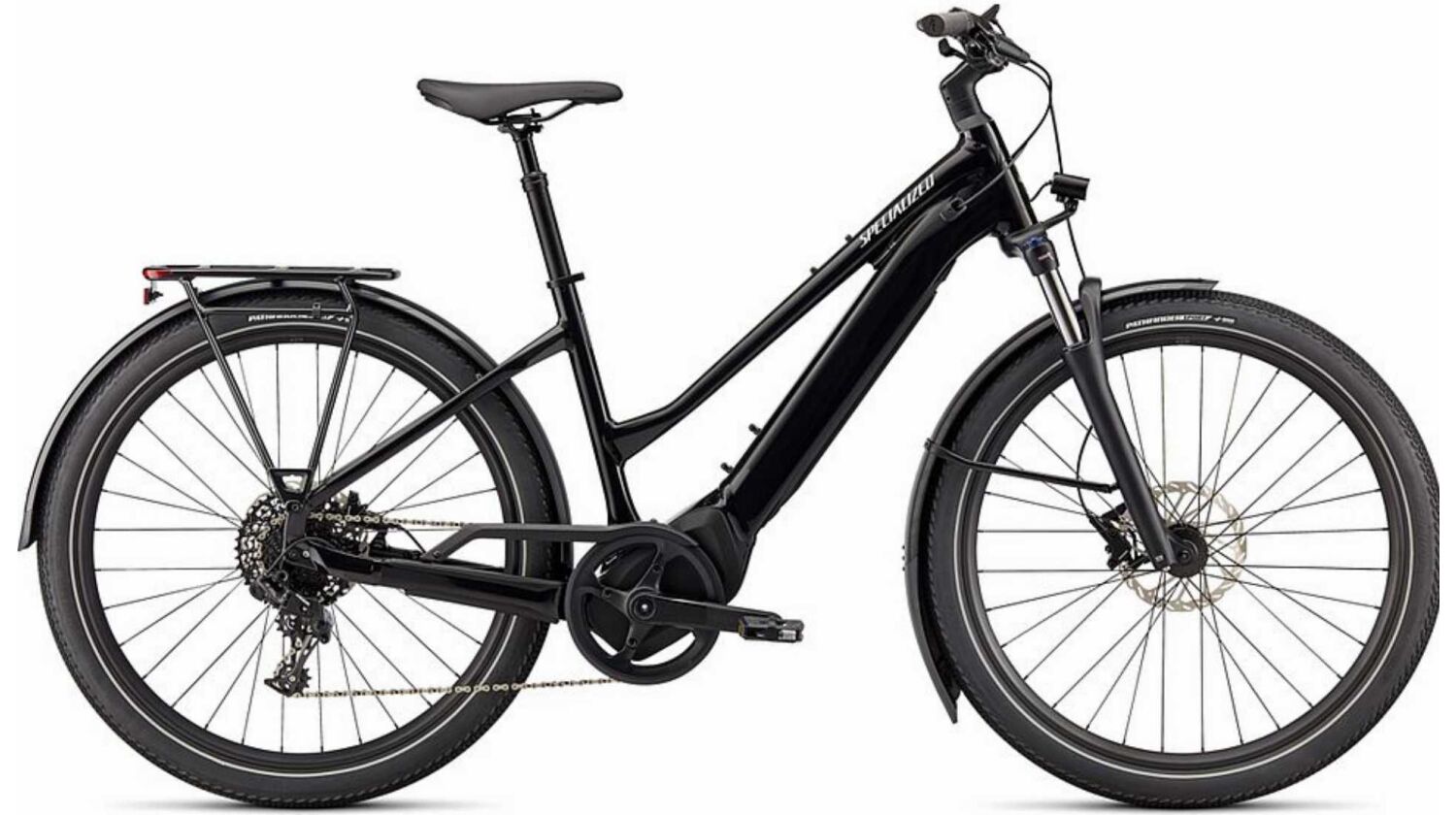 Specialized Turbo Vado 4.0 Step-Through 710 Wh E-Bike Trapez 27,5" cast black/silver reflective