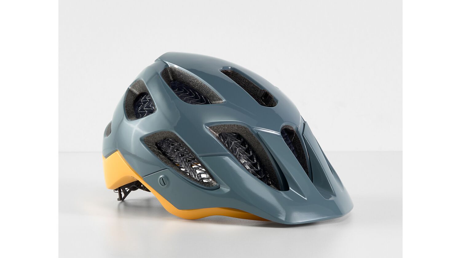 Bontrager Blaze WaveCel MTB-Helm battleship blue/marigold